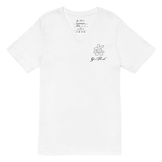 Unisex Short Sleeve V-Neck T-Shirt